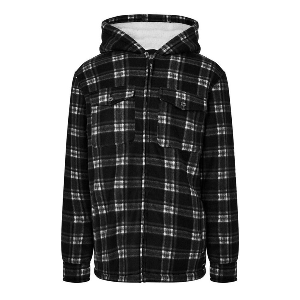 Dunlop Mens Heavy Duty Full Zip Hoodie / Black
